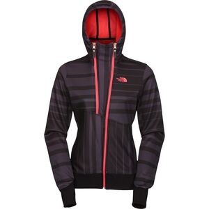 The North Face Black Stripe Softshell Jacket XS
